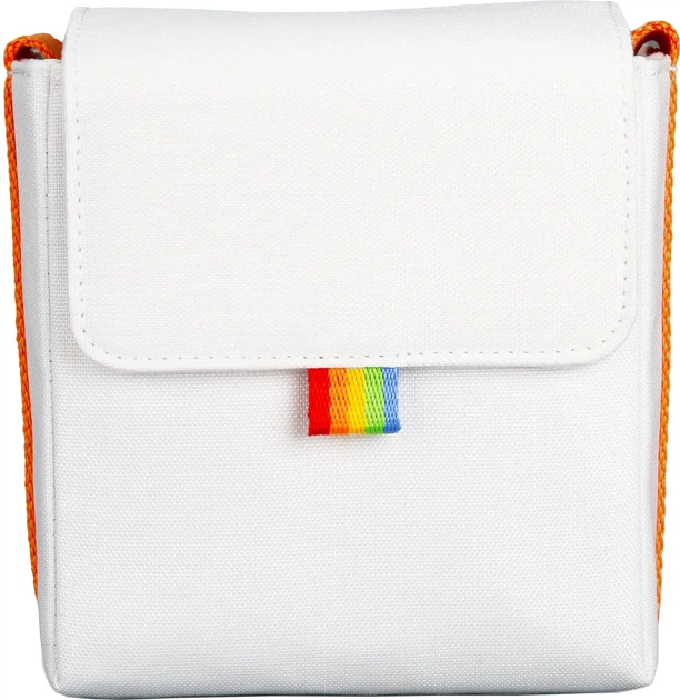 Сумка для фотоапарата Polaroid Now Bag White & Orange (006101) - Фото 1 Сумка для фотоапарата Polaroid Now Bag White & Orange (006101) - зображення 1