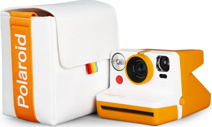 Сумка для фотоапарата Polaroid Now Bag White & Orange (006101) - Фото 2 Сумка для фотоапарата Polaroid Now Bag White & Orange (006101) - зображення 2