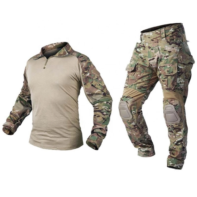 Тактичний костюм військовий HAN WILD G3 Multicam Убакс та Штани із захистом колін 2XL Multicam HWM00268-2 - зображення 1