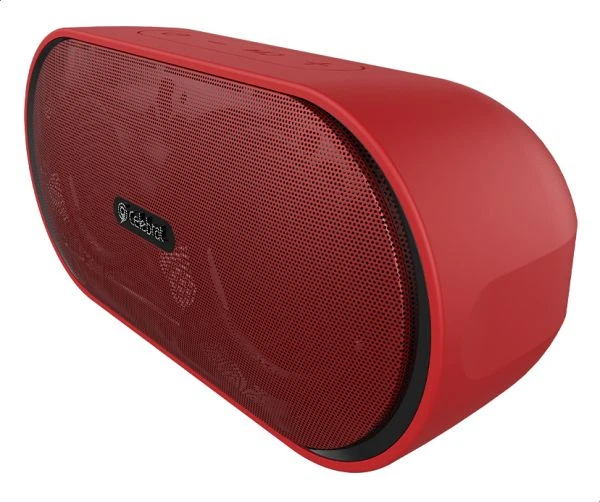 Портитивная Bluetooth колонка CELEBRAT TWS SP-2 IPX7 AUX/TF/BT5.0 5W Red - Фото 2 Портитивная Bluetooth колонка CELEBRAT TWS SP-2 IPX7 AUX/TF/BT5.0 5W Red - изображение 2