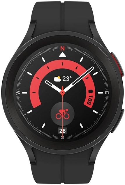 Smartwatch Samsung Galaxy Watch 5 Pro 45mm Black Titanium (SM-R920NZKAEUE) - obraz 1