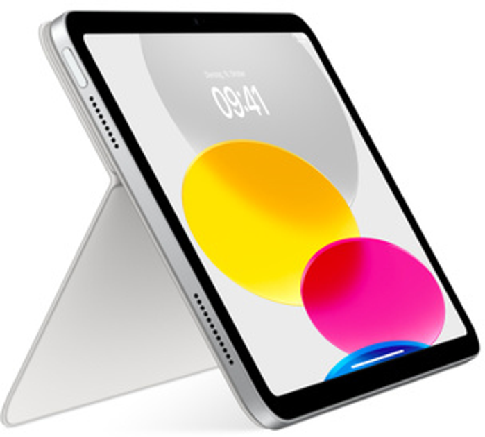 Обкладинка-клавіатура Apple Magic Keyboard Folio для Apple iPad (10rd gen) German White (MQDP3D/A) - зображення 3