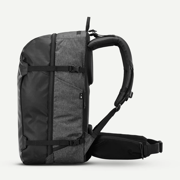 Туристический Рюкзак FORCLAZ Travel 40л 60 x 32 x 27 см с Дождевиком Черный - изображение 7
