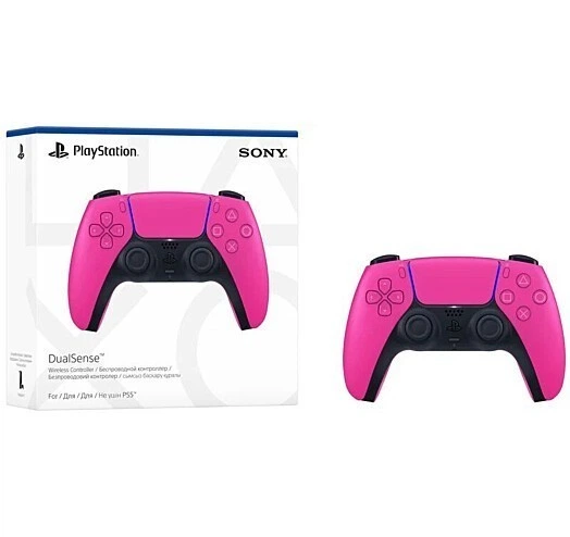 Комплект Геймпад Беспроводной Контроллер Sony PlayStation (PS5) DualSense Nova Pink + Зарядная станция Держатель для Геймпада Sony DualSense Charging Station - изображение 8