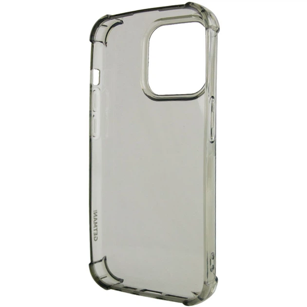 TPU чохол GETMAN Ease logo посилені кути для Apple iPhone 14 Pro Max (6.7") Сірий (прозорий) - Фото 5 TPU чохол GETMAN Ease logo посилені кути для Apple iPhone 14 Pro Max (6.7") Сірий (прозорий) - зображення 5