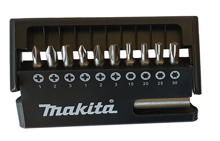Набір біт Makita D-30651-12X - Фото 1 Набір біт Makita D-30651-12X - зображення 1