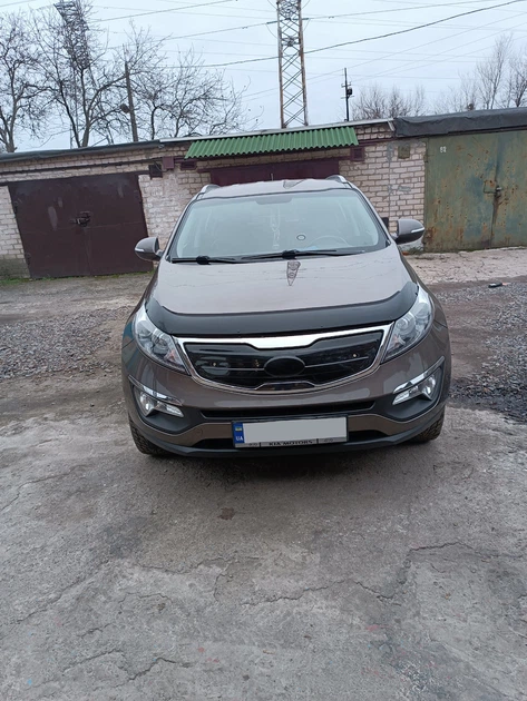 Зимняя решетка (верхняя) Матовая для Kia Sportage 2010-2015 гг - изображение 2