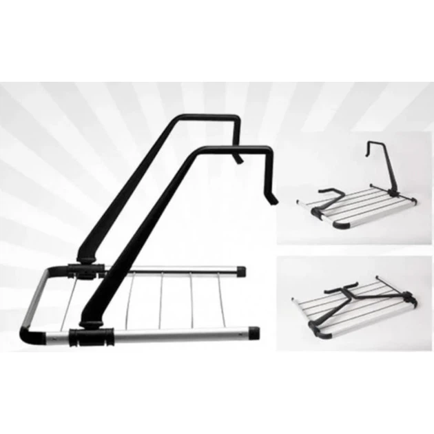 Сушилка для белья навесная на батарею балкон двери Drying Rack 55х37х30 см - изображение 2