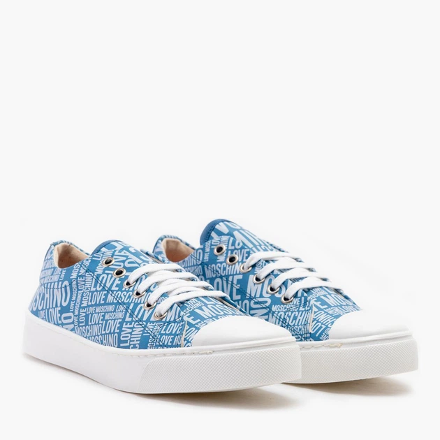 Жіночі кеди низькі Love Moschino JA15493G0EJE0-70A 39 (23,5 см) Сині (8054400664685) - зображення 2