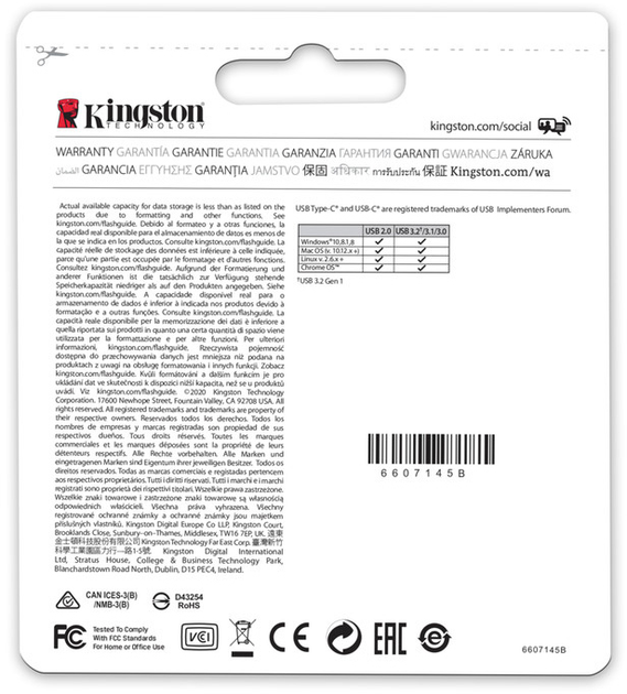 Pendrive Kingston DataTraveler MicroDuo 3C Gen3 64 GB USB-A+USB-C (DTDUO3CG3/64 GB) - obraz 6