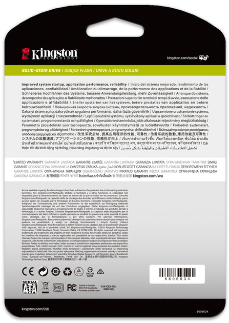 Dysk SSD Kingston DC500R 1.92TB 2.5" SATAIII 3D TLC (SEDC500R/1920G) - obraz 4
