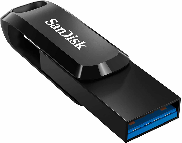 Pendrive SanDisk Ultra Dual Go Type-C 32GB USB 3.1 Black (SDDDC3-032G-G46) - obraz 3