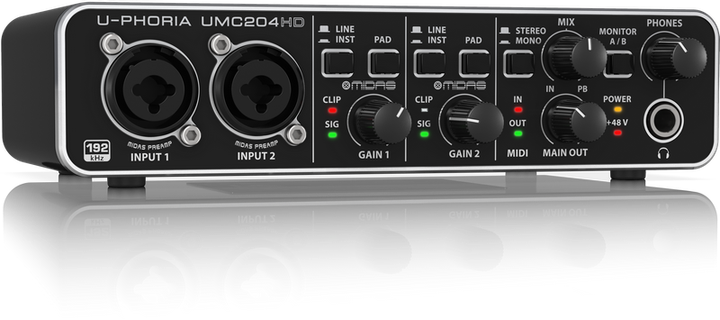 Interfejs audio Behringer UMC204HD - obraz 3