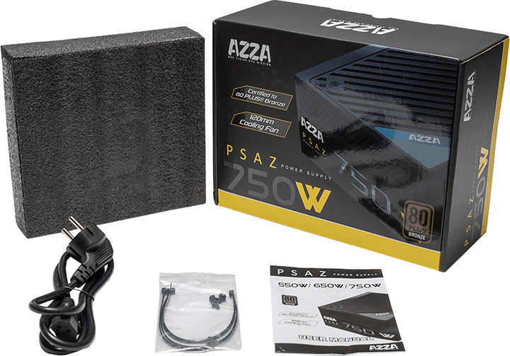 Zasilacz AZZA (PSAZ-750W) - obraz 4