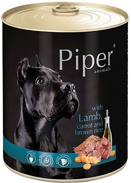 Вологий корм для собак DOLINA NOTECI Piper з бараниною, морквою та коричневим рисом 400 г (5902921300328) - зображення 1