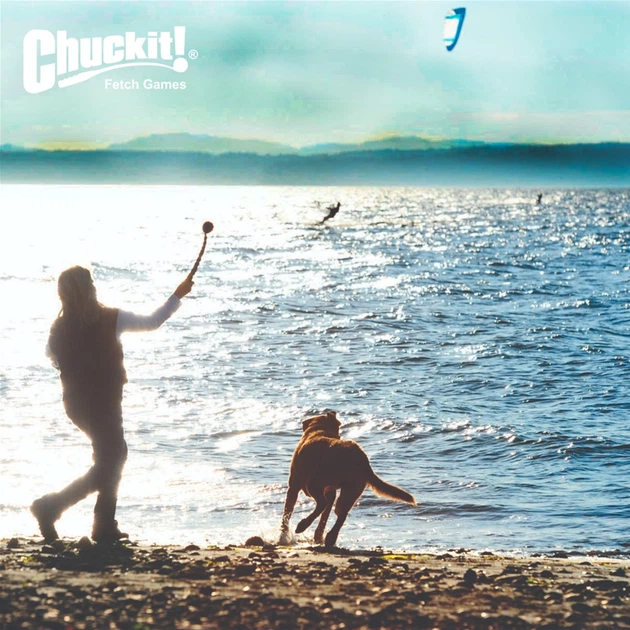 Іграшка Chuckit! SPORT 25M BALL LAUNCHER запускник для м'ячів Спорт з м'ячем (68.6 см) (DLZCHKZAB0086) - зображення 3
