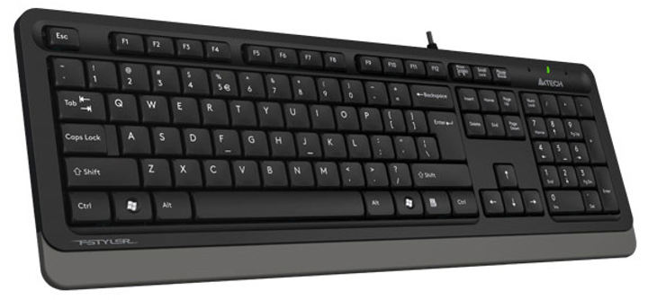 Klawiatura przewodowa A4Tech FK10 USB Szara (4711421942959) - obraz 3