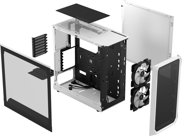 Obudowa Fractal Design Focus 2 RGB White TG ClearTint (FD-C-FOC2A-04) - obraz 12