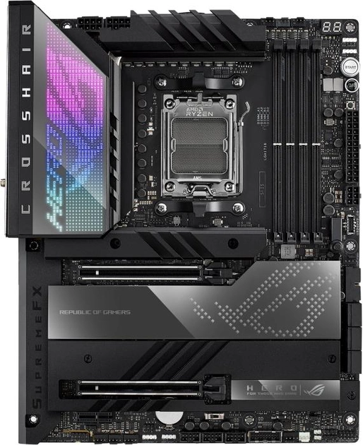 Материнська плата Asus ROG Crosshair X670E Hero (sAM5, AMD X670, PCI-Ex16) - зображення 1