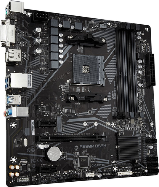 Płyta główna Gigabyte A520M DS3H (sAM4, AMD A520, PCI-Ex16) - obraz 3