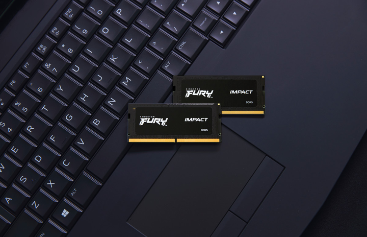 Оперативна пам'ять Kingston Fury SODIMM DDR5-5600 32768MB PC5-44800 Impact 2Rx8 Black (KF556S40IB-32) - зображення 6