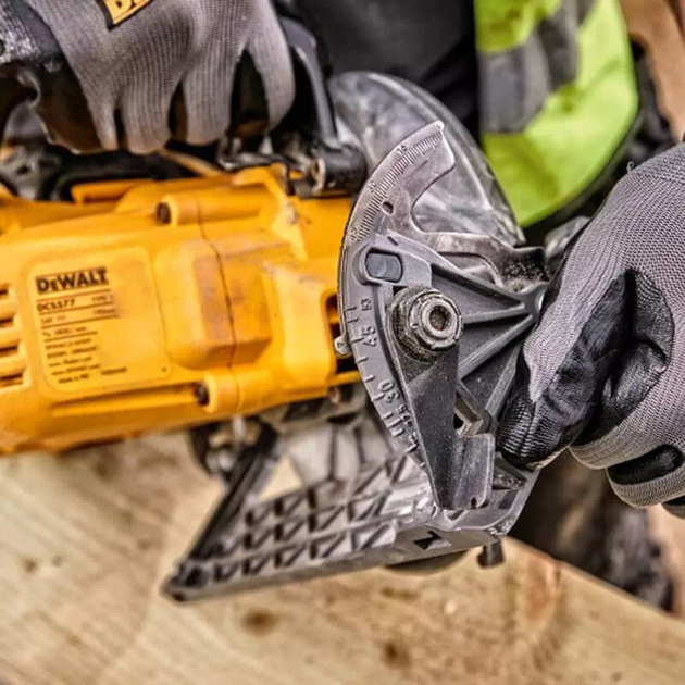Akumulatorowa bezszczotkowa pilarka tarczowa DeWalt DCS577N bez akumulatora i ładowarki - obraz 7