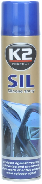 Smar silikonowy w sprayu K2 SIL SPRAY 100% 300 ml (K633) - obraz 1