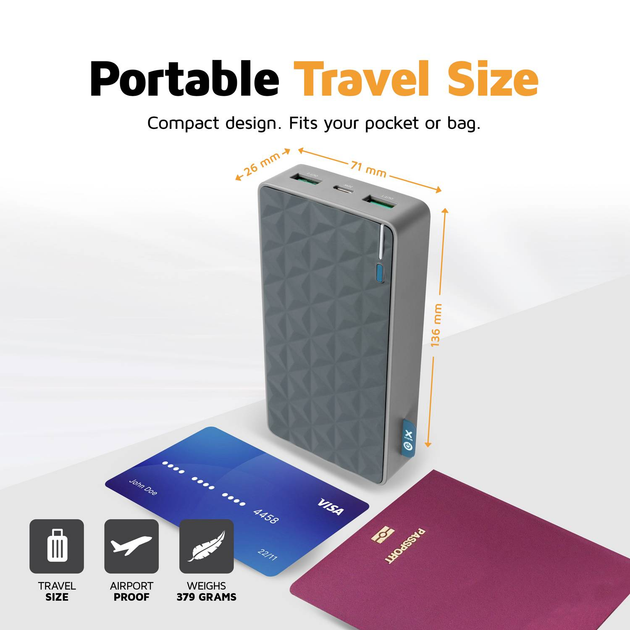 Powerbank Xtorm 20000 mAh 20W Grey (FS402) - obraz 12