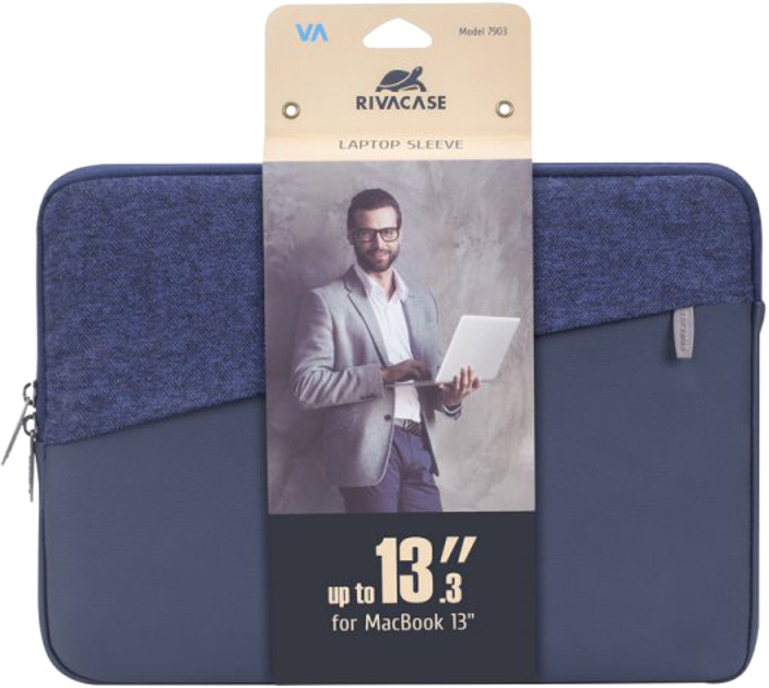 Etui na laptopa Rivacase 13.3'' Blue (7903 (Blue)) - obraz 9