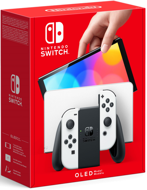 Konsola Nintendo Switch OLED biala (045496453435) - obraz 8