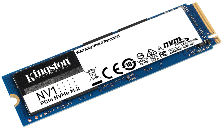 Dysk SSD Kingston NV1 500GB NVMe M.2 2280 PCIe 3.0 x4 (SNVS/500G) - obraz 2