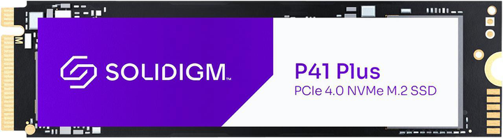 Dysk SSD Solidigm P41 Plus 512GB M.2 2280 NVMe PCIe 4.0 x4 3D NAND QLC (SSDPFKNU512GZX1) - obraz 1