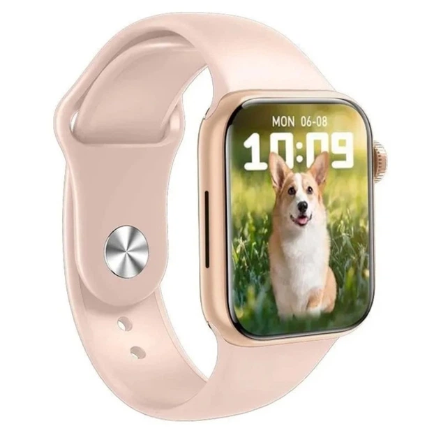 Умные смарт часы Smart Watch GS8 Pro Max 45mm смарт-часы с украинским языком и функцией звонка золотистые - изображение 4