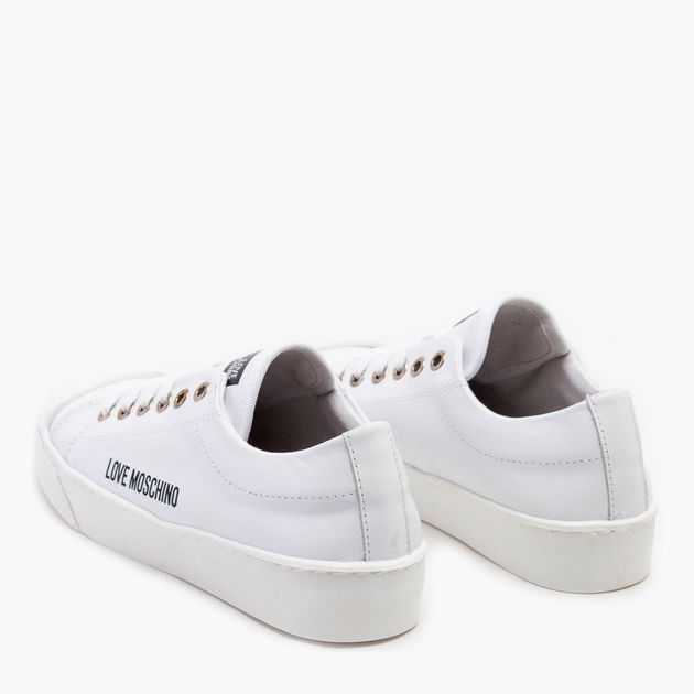 Жіночі кеди низькі Love Moschino JA15473G0EIE-0100 39 (23,5 см) Білі (8054400639867) - зображення 3