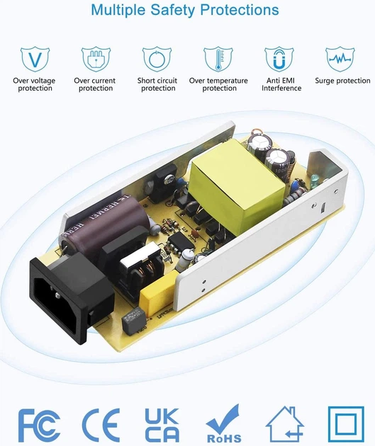 Блок живлення Alitove 24V 4A 96W 5.5x2.5mm - Фото 4 Блок живлення Alitove 24V 4A 96W 5.5x2.5mm - зображення 4