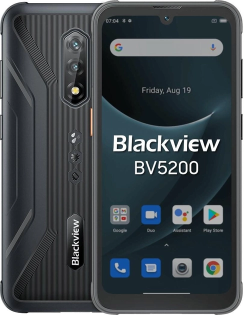 Smartfon Blackview BV5200 4/32Gb Black (TKOBLKSZA0030) - obraz 1