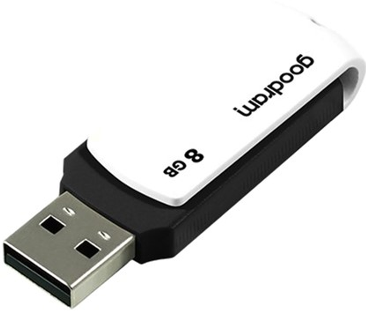 Pendrive Goodram UCO2 8GB Black-White (UCO2-0080KWR11) - obraz 1