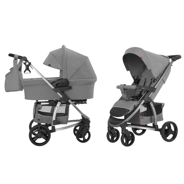Коляска детская универсальная 2в1 CARRELLO Vista CRL-6501/1 Shark Grey ...