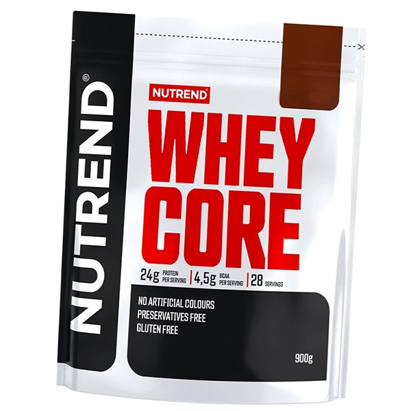 Концентрат Сывороточного Протеина Whey Core Nutrend 900г Шоколад-какао (29119004) - Фото 1 Концентрат Сывороточного Протеина Whey Core Nutrend 900г Шоколад-какао (29119004) - изображение 1
