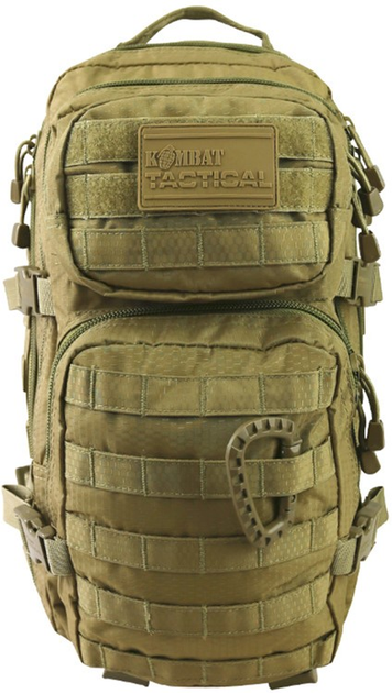 Рюкзак тактичний KOMBAT UK Hex-Stop Small Molle Assault Pack Койот 28 л (kb-hssmap-coy) - зображення 2