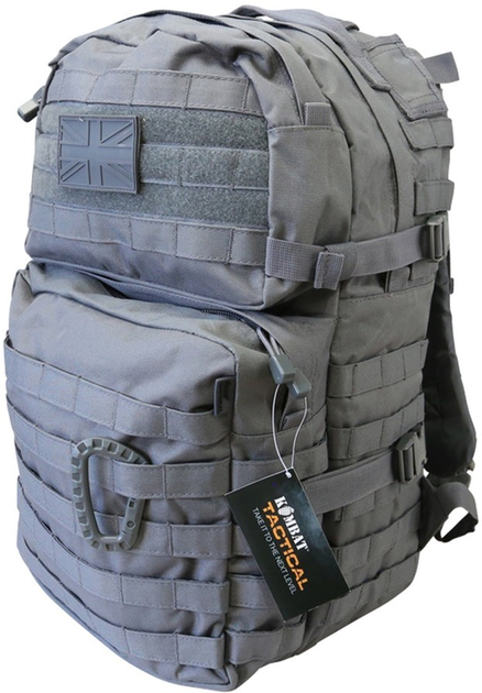 Рюкзак тактичний KOMBAT UK Medium Assault Pack Сірий 40 л (kb-map-gr) - зображення 1