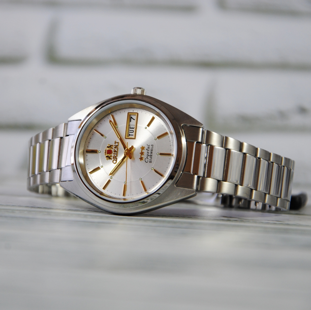 Чоловічий годинник ORIENT FAB00006W9 Срібло - зображення 4