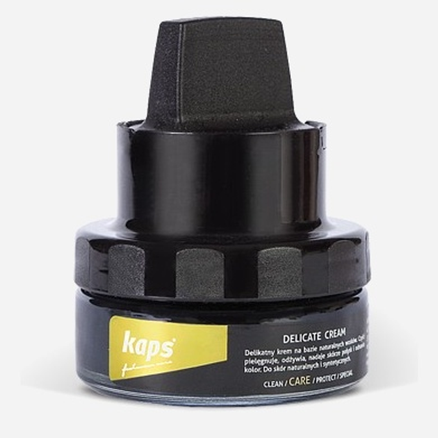 Крем для обуви из гладкой кожи Kaps Delicate Cream z aplikatorem 50 мл ...