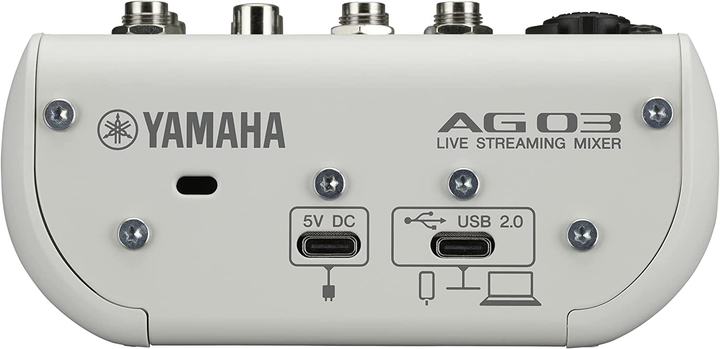 AG03 MK2 ホワイト YAMAHA AG03 MK2 White（ホワイト） 配信用ミキサー ミキシング