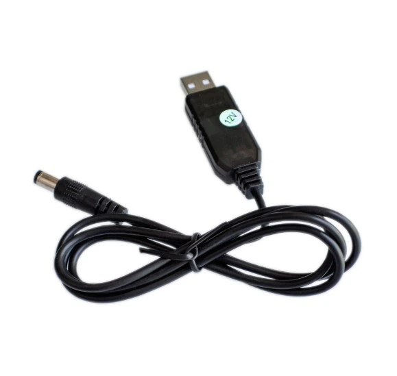 Повышающий переходник – кабель для роутера USB 5V to 12V DC 5.5х2.1 - изображение 3
