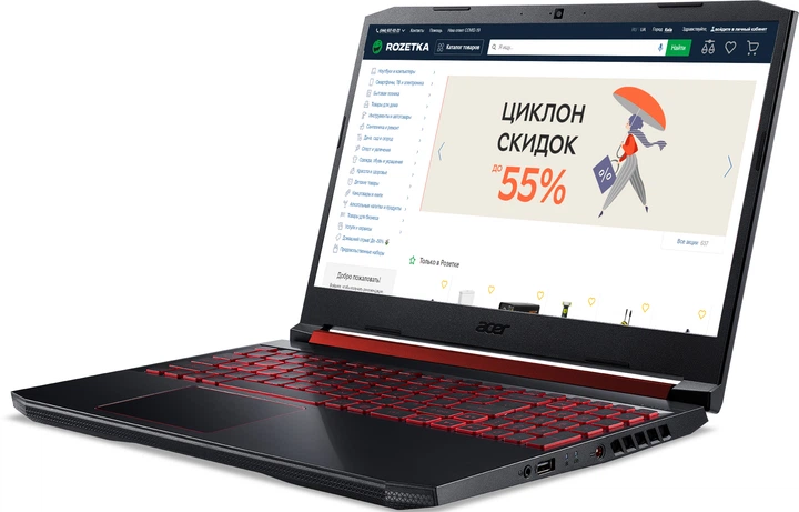 Ноутбук Acer Nitro 5 AN515-54-584L (NH.Q96EU.01J) Obsidian Black