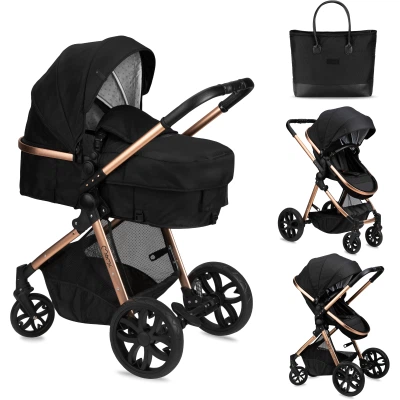 Коляска MoMi 2 в 1 Limuru Black (WOSP00029) - Фото 5 Коляска MoMi 2 в 1 Limuru Black (WOSP00029) - изображение 5