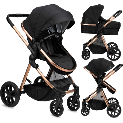 Коляска MoMi 2 в 1 Limuru Black (WOSP00029) - Фото 6 Коляска MoMi 2 в 1 Limuru Black (WOSP00029) - изображение 6