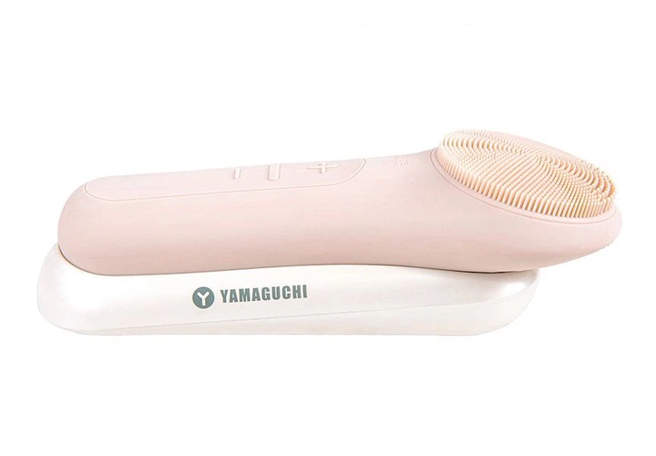 Прибор для очищения кожи и массажа лица Yamaguchi Silicone Cleansing Brush Beige (US01902) - изображение 2