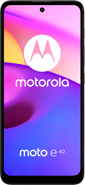 Smartfon Motorola E40 4/64GB Pink Clay (TKOMOTSZA0174) - obraz 1